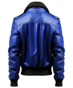 Shop The Men's Stylish Blue Faux Leather Jacket - Trendy Leather Jackets