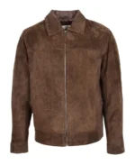 Men's Suede Brown Jacket - Trendy Leather Jackets