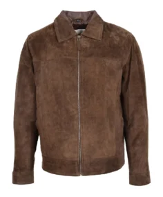 Men's Suede Brown Jacket - Trendy Leather Jackets