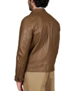 Shop The Men's Taupe Brown Leather Jacket - Trendy Leather Jackets