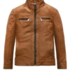 Brown Men's Leather Jacket - Trendy Leather Jackets