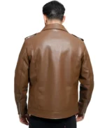 Shop The Men's Brown Faux Leather Jacket - Trendy Leather Jackets