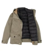 Smock 3 in 1 Down Liner Jacket Front - Trendy Leather Jackets