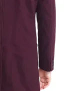 Men's Victor Single Breasted Wool Coat Cuffs - Trendy Leather Jackets