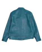 Shop The 1920s Blue Classic Leather Jacket - Trendy Leather Jackets