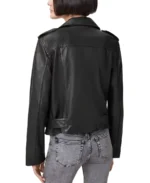 Shop Women Black Biker Vegan Leather Jacket - Trendy Leather Jackets