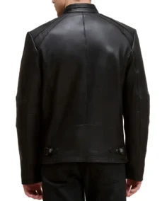 Shop The Man's Ronan Black Leather Jacket - Trendy Leather Jackets