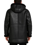 Shop The Men's Black Sheepskin Shearling Leather Coat - Trendy Leather Jackets