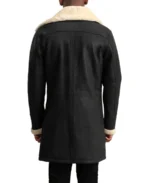 Shop The Men's Black Sheepskin Shearling Leather Coat - Trendy Leather Jackets