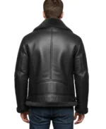 Shop The Men's Black Sheepskin Shearling Leather Jacket - Trendy Leather Jackets