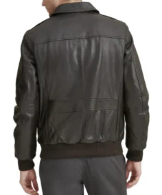 Shop The Men's Bomber Black Leather Jacket - Trendy Leather Jackets