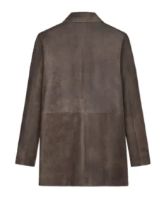 Shop The Men's Brown Cowhide Leather Trench Coat - Trendy Leather Jackets