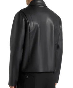 Shop The Men's Pleats Detail Dual Zip Leather Jacket - Trendy Leather Jackets