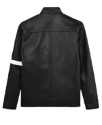 Shop The Men's Stripe Black Leather Jacket - Trendy Leather Jackets