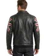 Shop The UK Flag Biker Leather Jacket - Trendy Leather Jackets