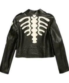 Shop The Women's Skeleton Biker Leather Jacket - Trendy Leather Jackets