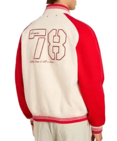 Shop The Men's Golden Club Worn Varsity Jacket - Trendy Leather Jackets