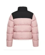 Women’s 1996 Retro Pink Jacket Back Side Image - Trendy Leather Jackets