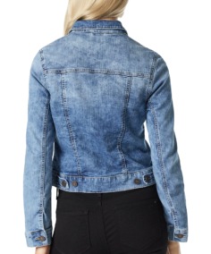 Women’s Blue Denim Jacket Back