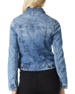 Women’s Blue Denim Jacket Back
