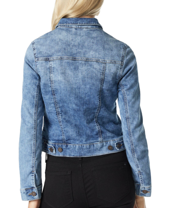 Women’s Blue Denim Jacket Back