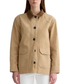 Women's Brown Barn Jacket - Trendy Leather Jackets