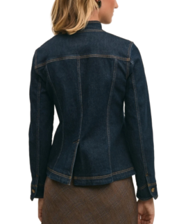 Women’s Four Pockets Denim Jacket Back