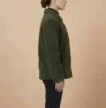 Women’s Signature Olive Green Faux Sherpa Jacket Right Side