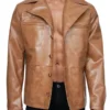 Men's Stylish Brown Durable Leather Jacket - Trendy Leather Jackets