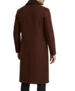 Shop The Men's Javier Brown Single Breasted Wool Coat - Trendy Leather Jackets