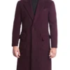 Men's Victor Single Breasted Wool Coat - Trendy Leather Jackets