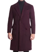 Men's Victor Single Breasted Wool Coat - Trendy Leather Jackets