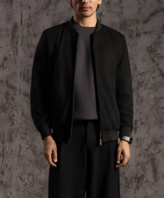 Men’s Signature Black Faux Suede Jacket - Trendy Leather Jackets