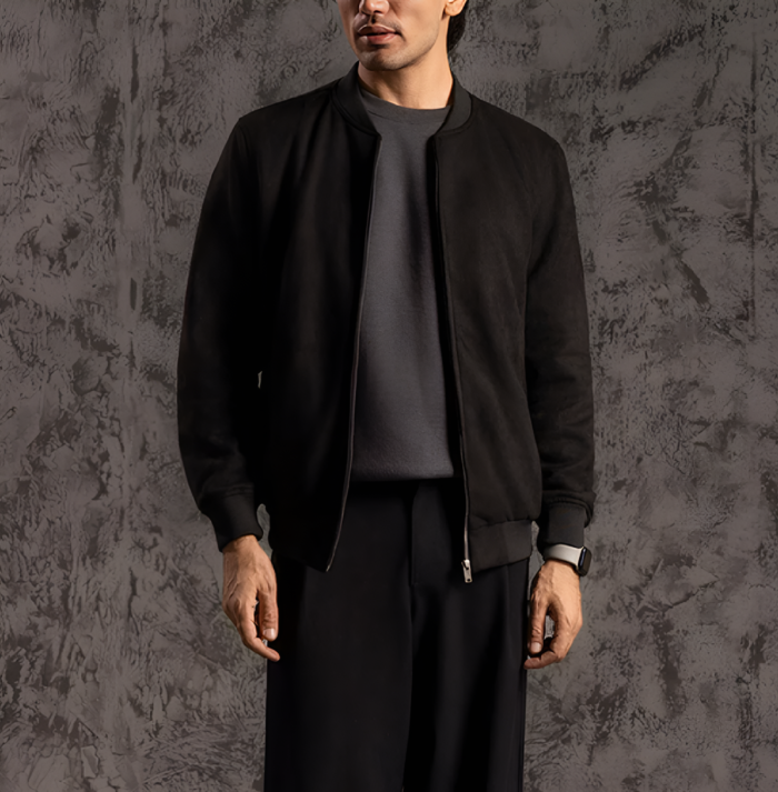 Shop The Men’s Signature Black Faux Suede Jacket - Trendy Leather Jackets