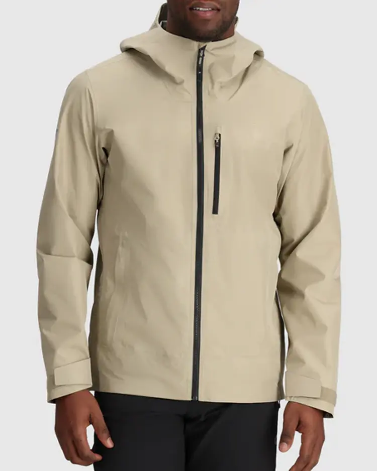 Hooded Stretch Rain Jacket