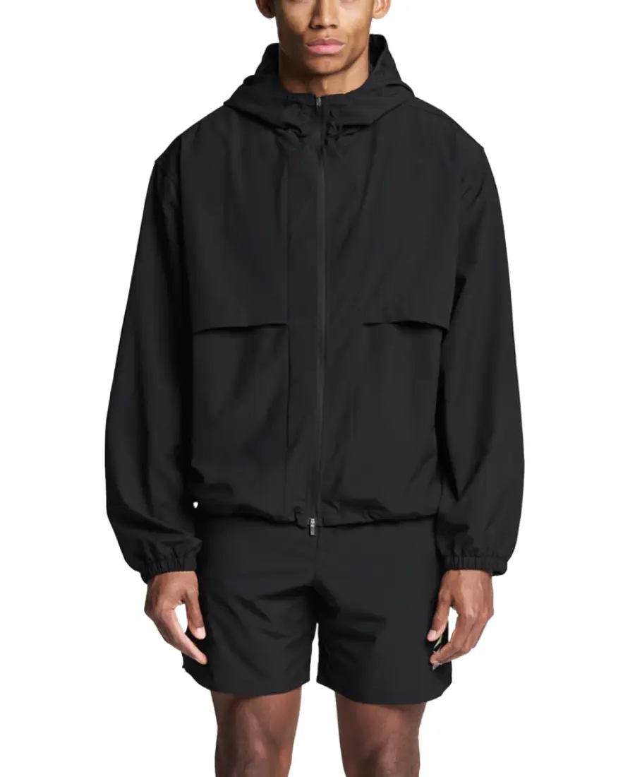 Men'S Performance Windbreaker Jacket 5 Men'S Black Performance Windbreaker Jacket - Trendy Leather Jacket