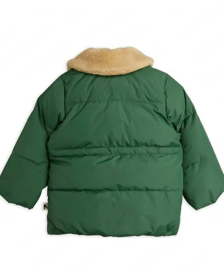 Alternative view of Panda Patch Green Puffer Jacket