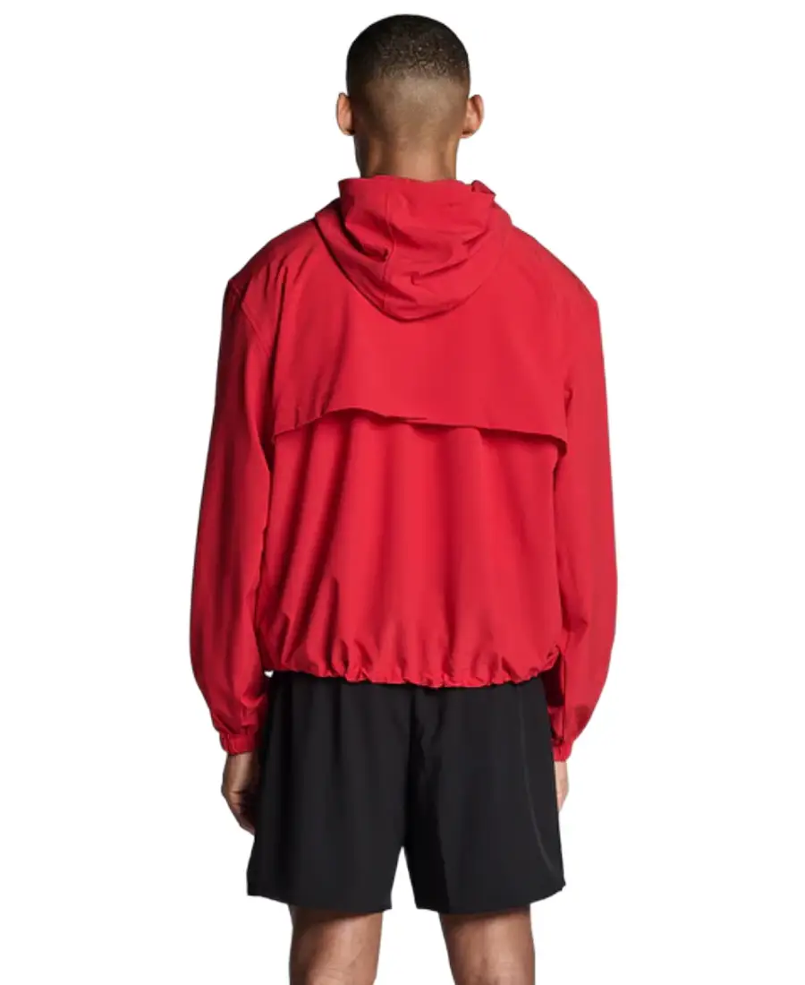 Men'S Performance Windbreaker Jacket 4 Shop The Men'S Red Performance Windbreaker Jacket - Trendy Leather Jacket