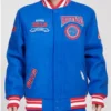 Buffalo Bills Crest Emblem Royal Blue Varsity Wool Jacket - Trendy Leather Jackets