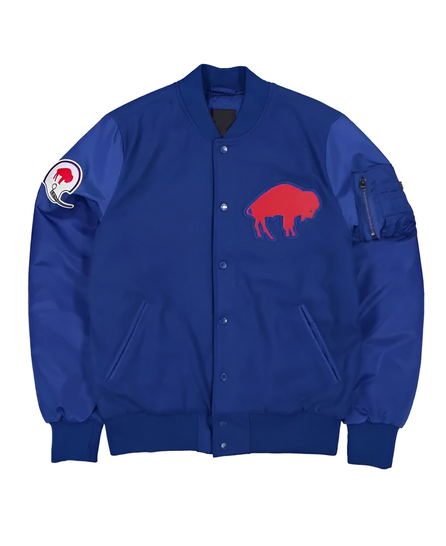 NFL Buffalo Bills MA-1 Historic Varsity Jacket - Trendy Leather Jackets
