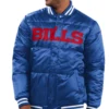 NFL Buffalo Bills Royal Blue Bubble Puffer Jacket - Trendy Leather Jackets