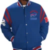 NFL Buffalo Bills Tailback Blue Varsity Cotton Jacket - Trendy Leather Jackets