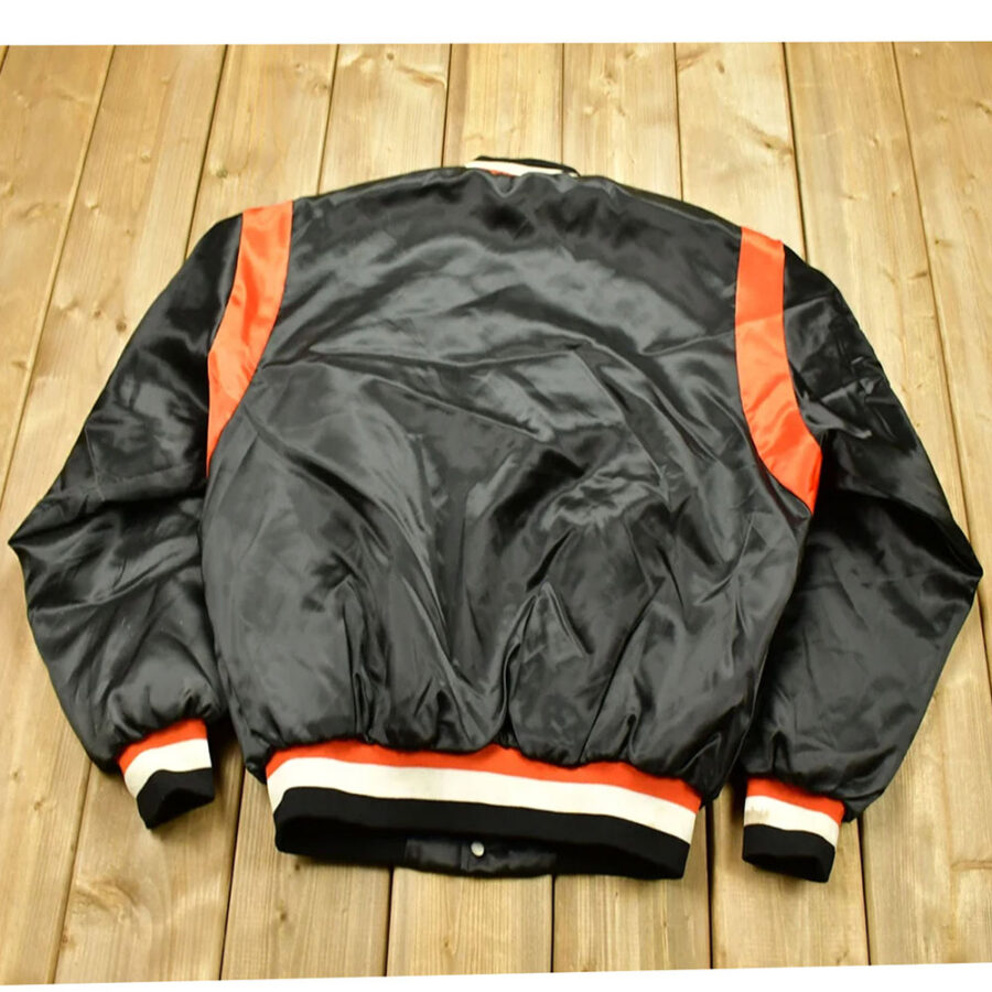 90S Cincinnati Bengals Satin Jacket 7 1980S Cincinnati Bengals Black Jacket