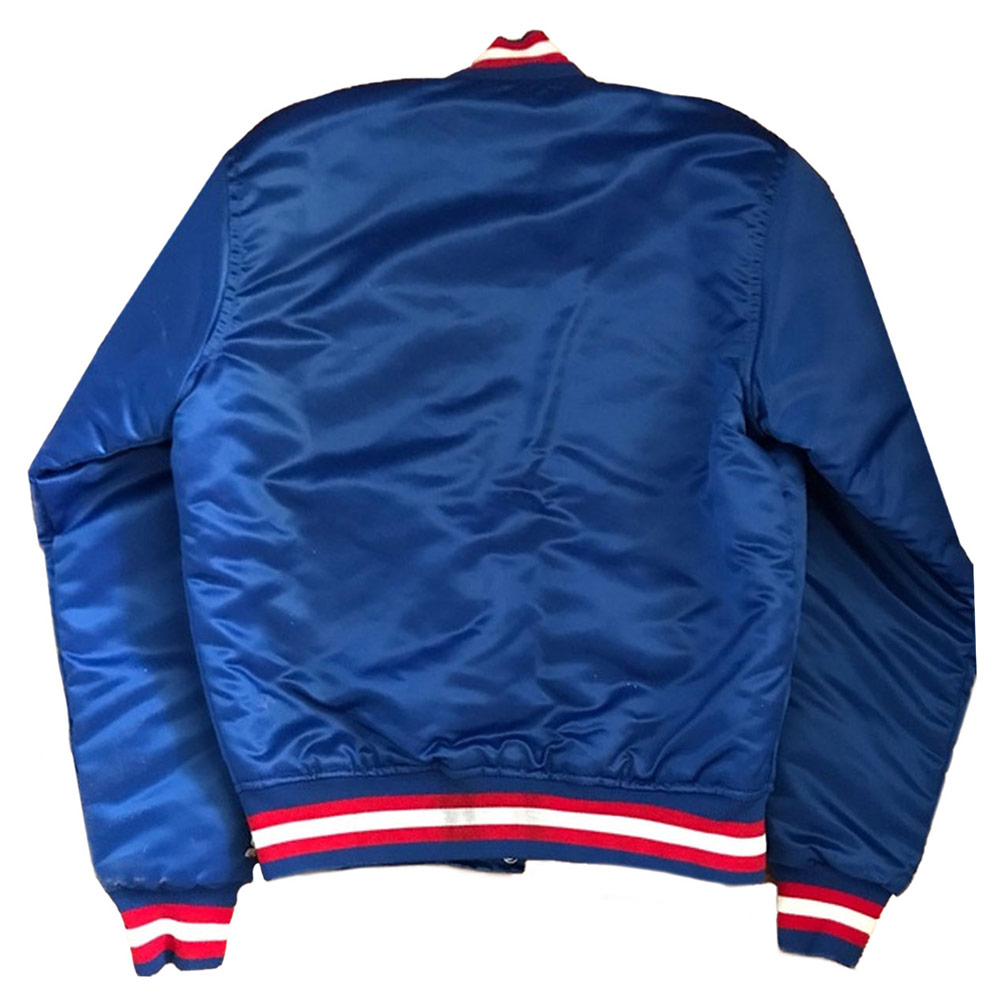 80S New England Patriots Blue Jacket 2 80S New England Patriots Blue Jacket - Image 2