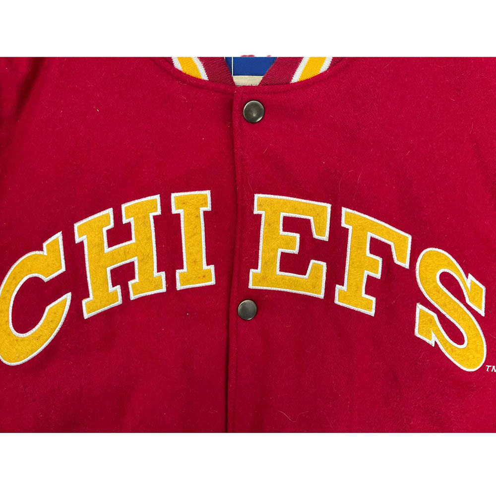 90’S Kansas City Chiefs Varsity Jacket 3 90’S Kansas City Chiefs Varsity Jacket - Image 3