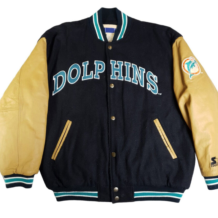 90s NFL Miami Dolphins Varsity Jacket