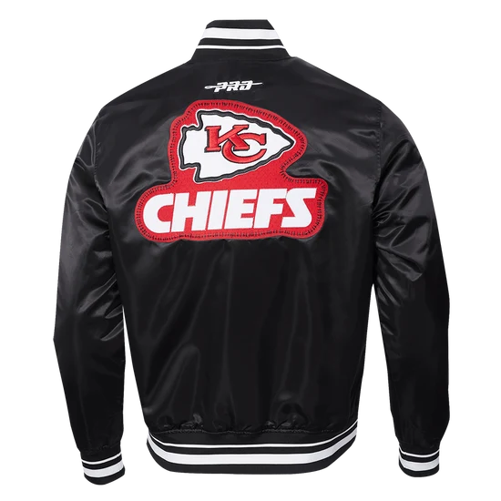 Kansas City Chiefs Pro Standard Satin Jacket Back - Trendy Leather Jackets