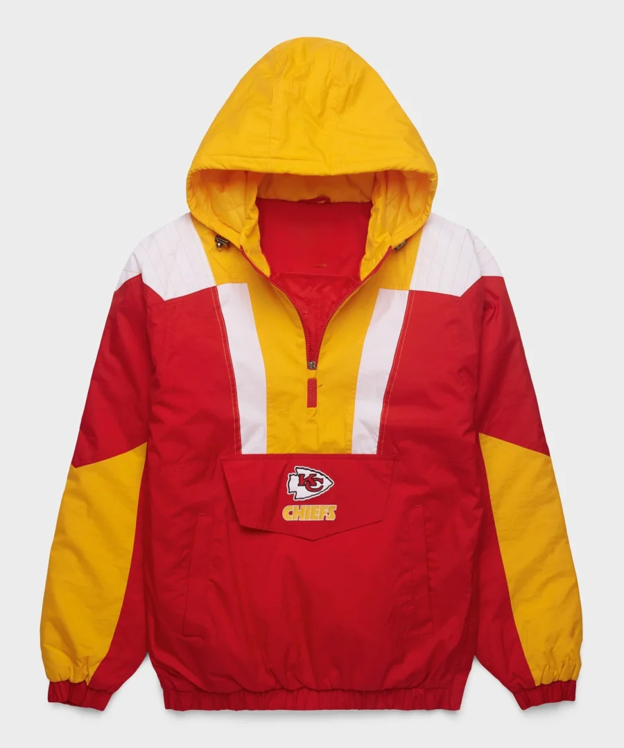 Homage X Starter Chiefs Pullover Jacket 5 Shop Homage X Starter Chiefs Pullover Jacket - Trendy Leather Jackets