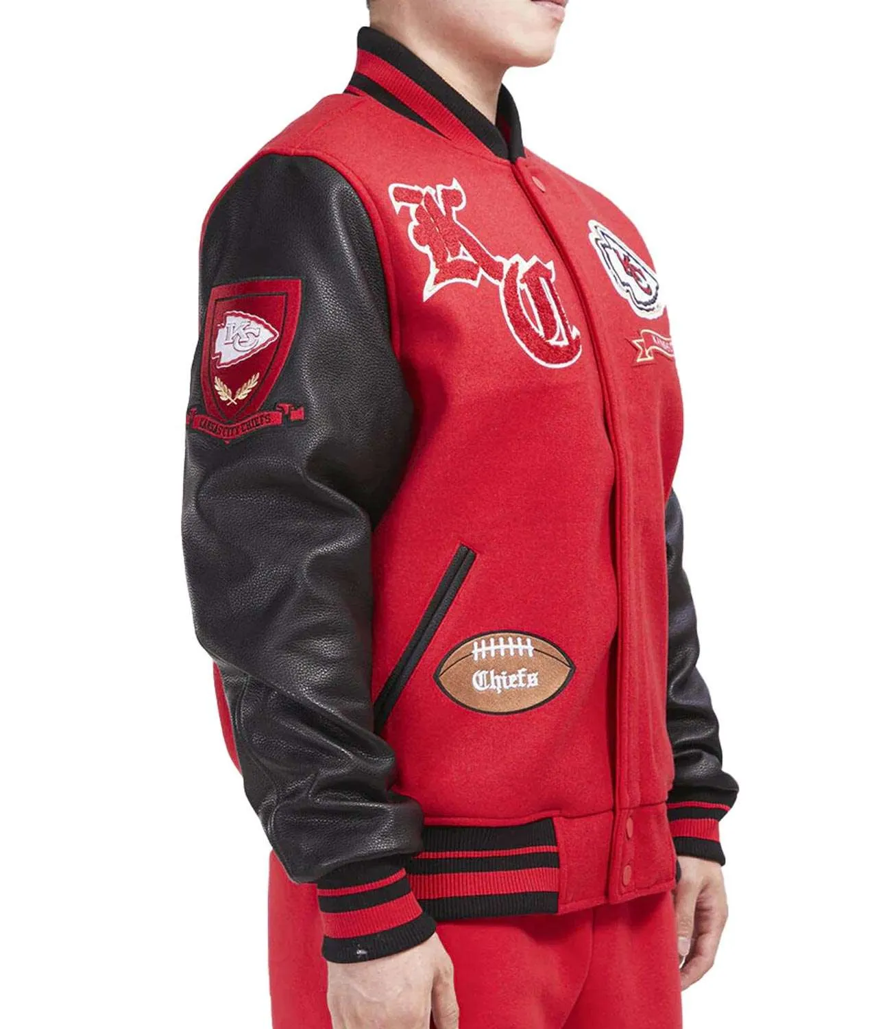 Prep Kansas City Chiefs Varsity Jacket 4 Shop Prep Kansas City Chiefs Varsity Jacket - Trendy Leather Jackets