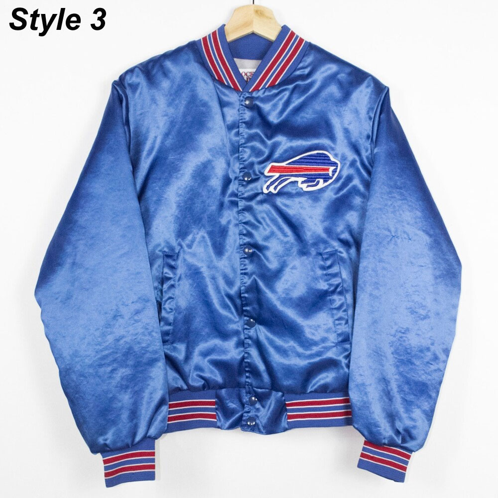 90S Mafia Buffalo Bills Blue Satin Jacket 5 90S Mafia Buffalo Bills Blue Satin Jacket - Image 5